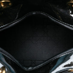 Medium Patent Cannage Lady Dior