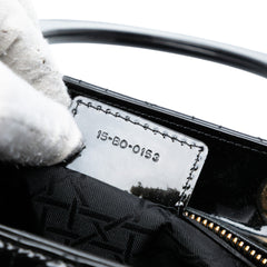 Medium Patent Cannage Lady Dior