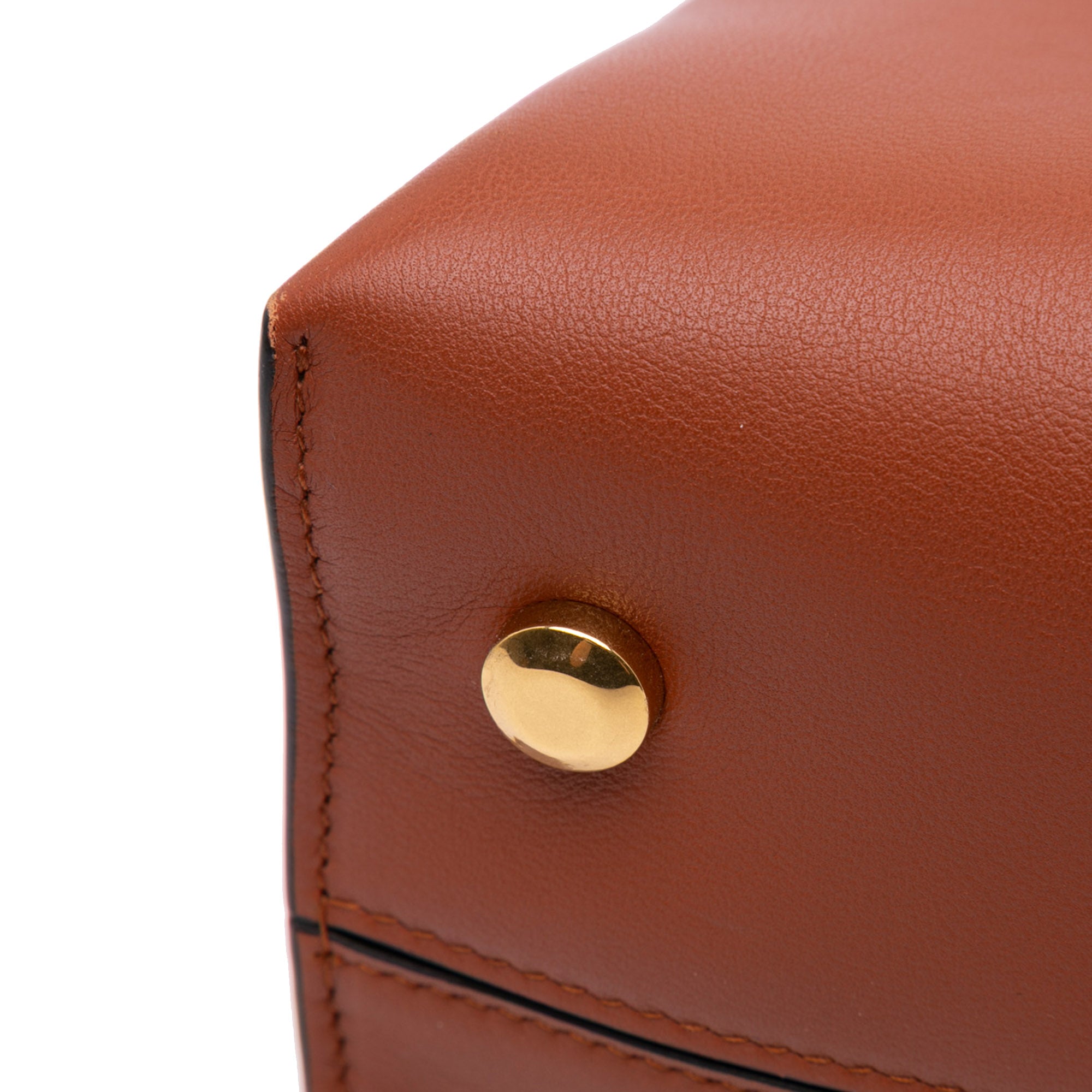 Leather Gancini Trifolio Top Handle Bag