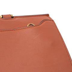 Leather Gancini Trifolio Top Handle Bag