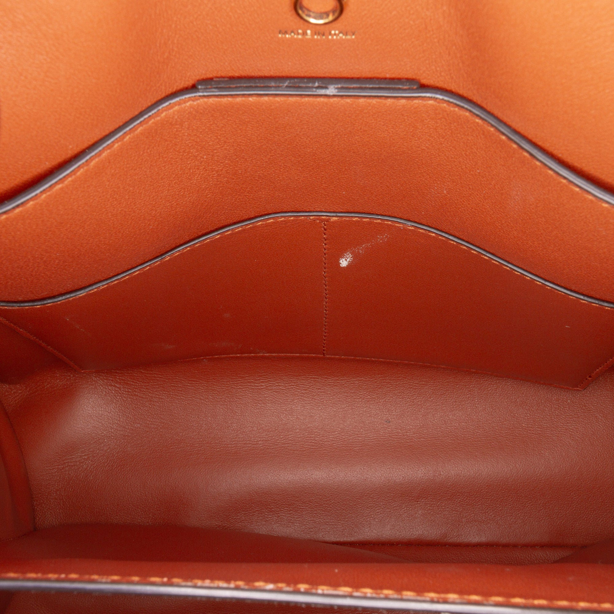 Leather Gancini Trifolio Top Handle Bag