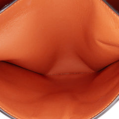 Leather Gancini Trifolio Top Handle Bag