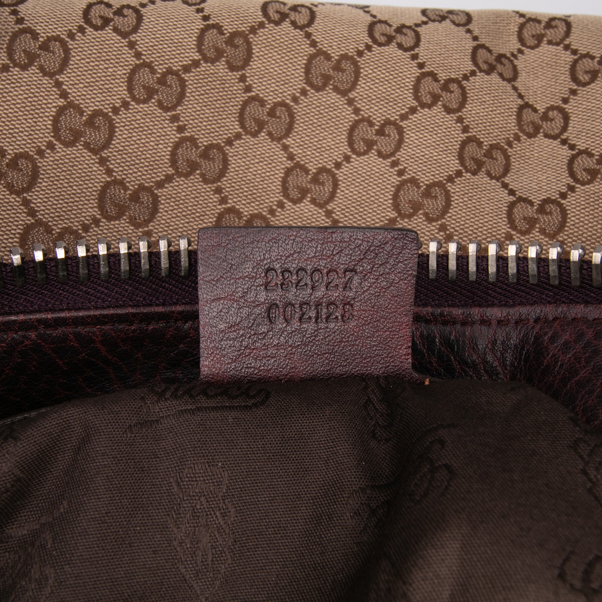 Large GG Canvas Bamboo Bar Tote