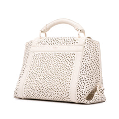 Leather Laser Cut Gancini Sofia