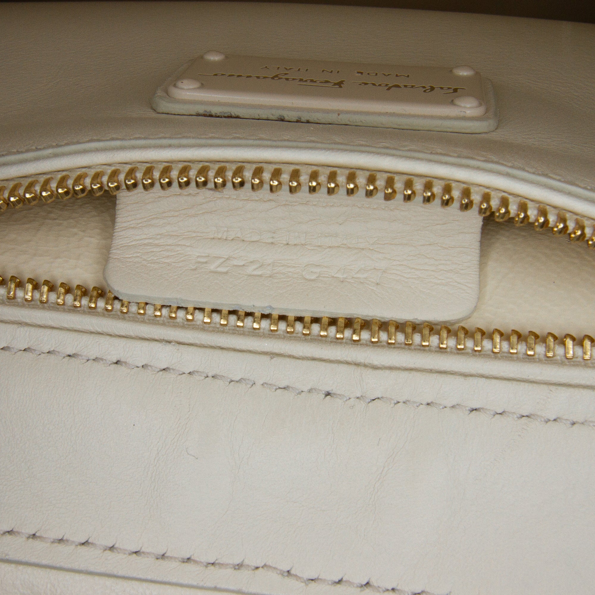 Leather Laser Cut Gancini Sofia