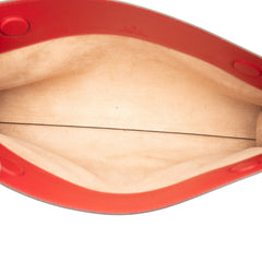 Embossed Leather Logo Clutch