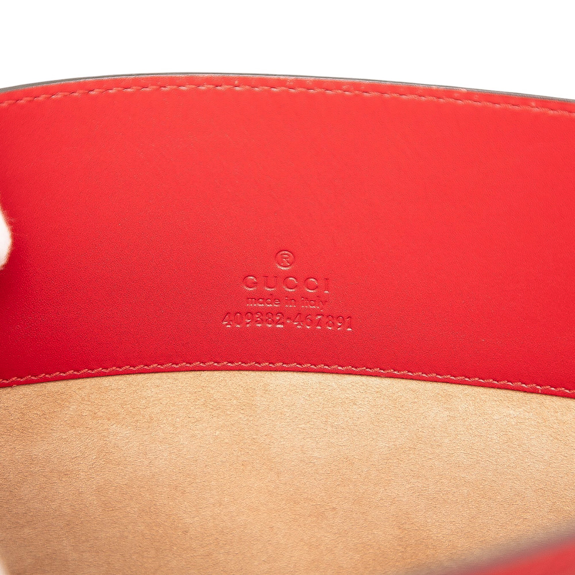 Embossed Leather Logo Clutch