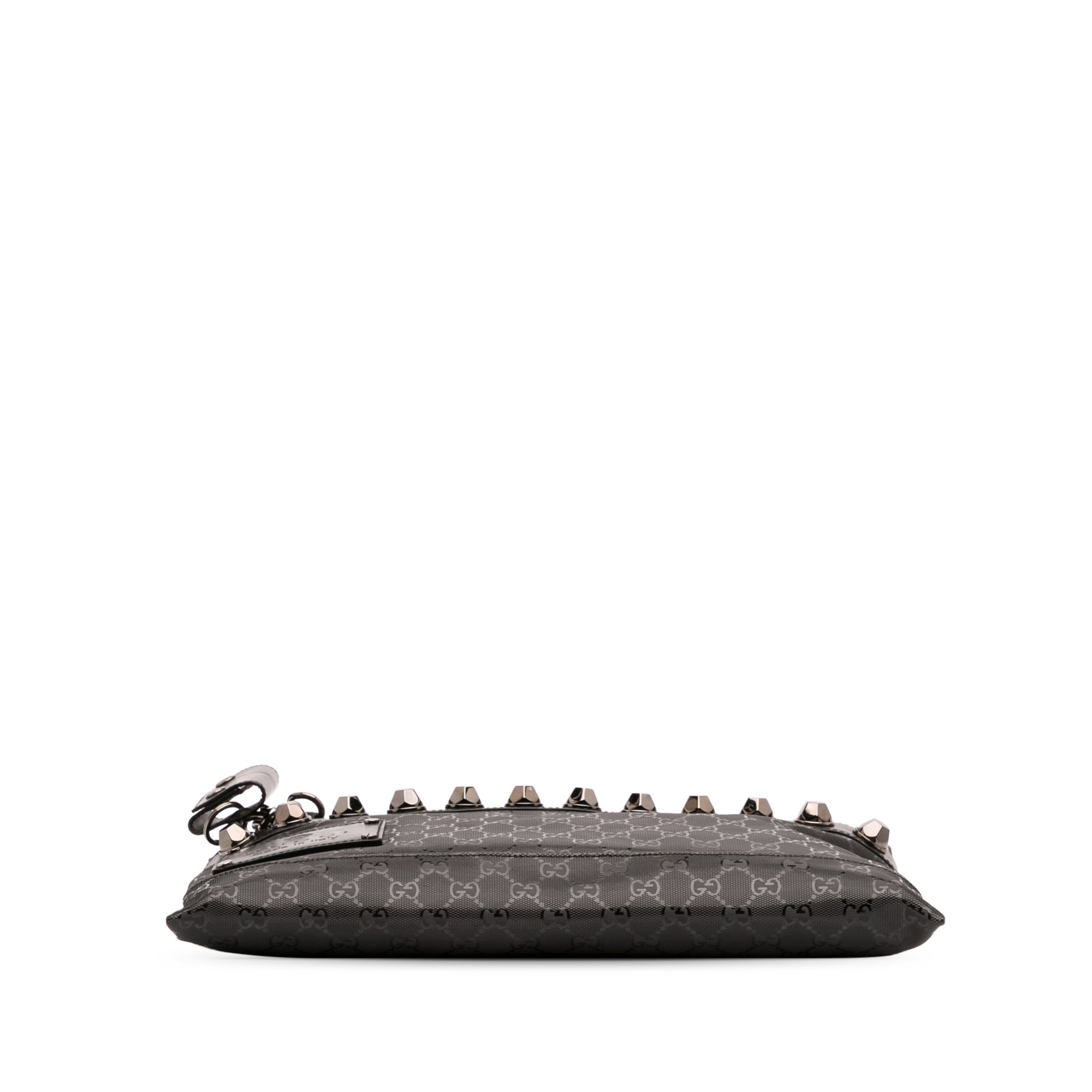 GG Imprime Studded Shoulder Bag