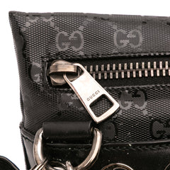 GG Imprime Studded Shoulder Bag