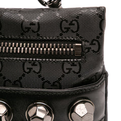 GG Imprime Studded Shoulder Bag