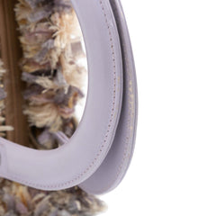 Medium Tweed Cannage Fringe Lady Dior