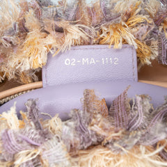 Medium Tweed Cannage Fringe Lady Dior