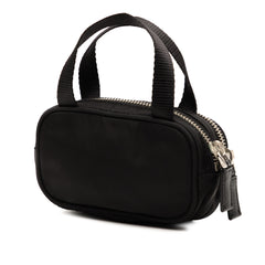 Mini Tessuto Double Zip Handbag