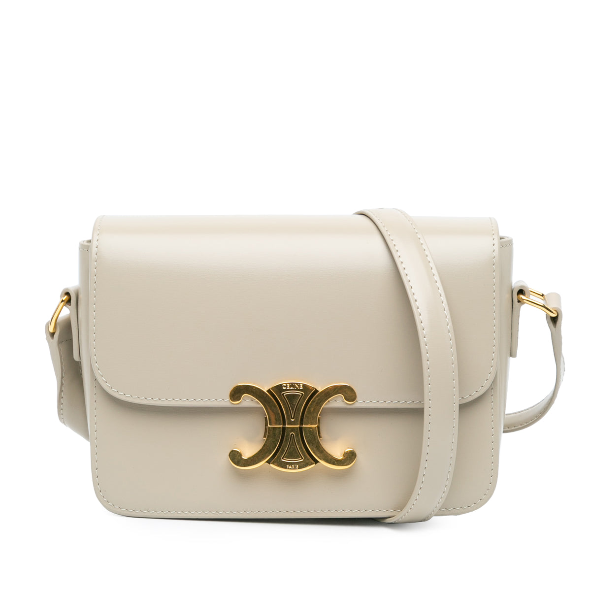 Teen Shiny Calfskin Triomphe Crossbody