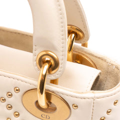 Mini Lambskin Cannage Studded Supple Lady Dior