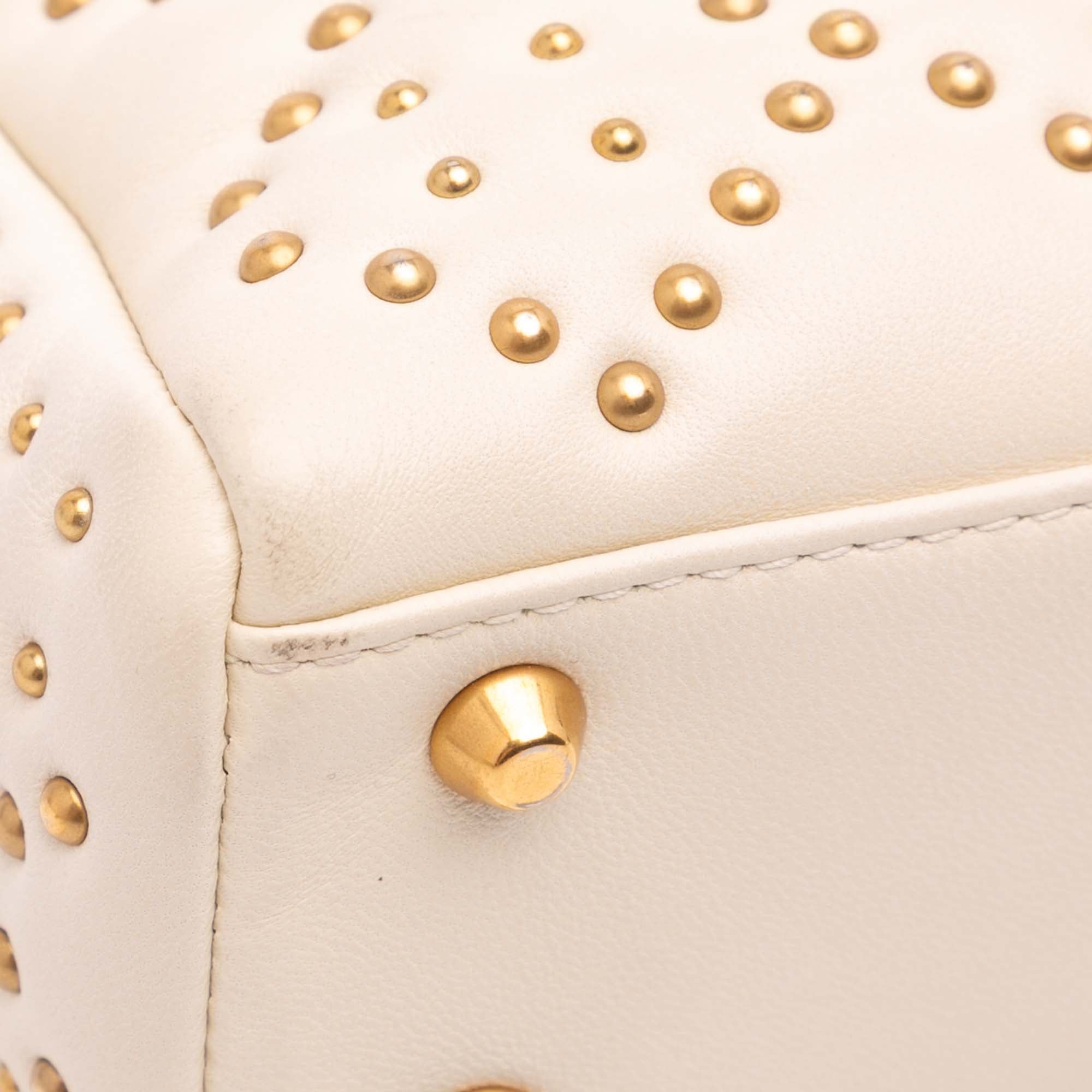 Mini Lambskin Cannage Studded Supple Lady Dior