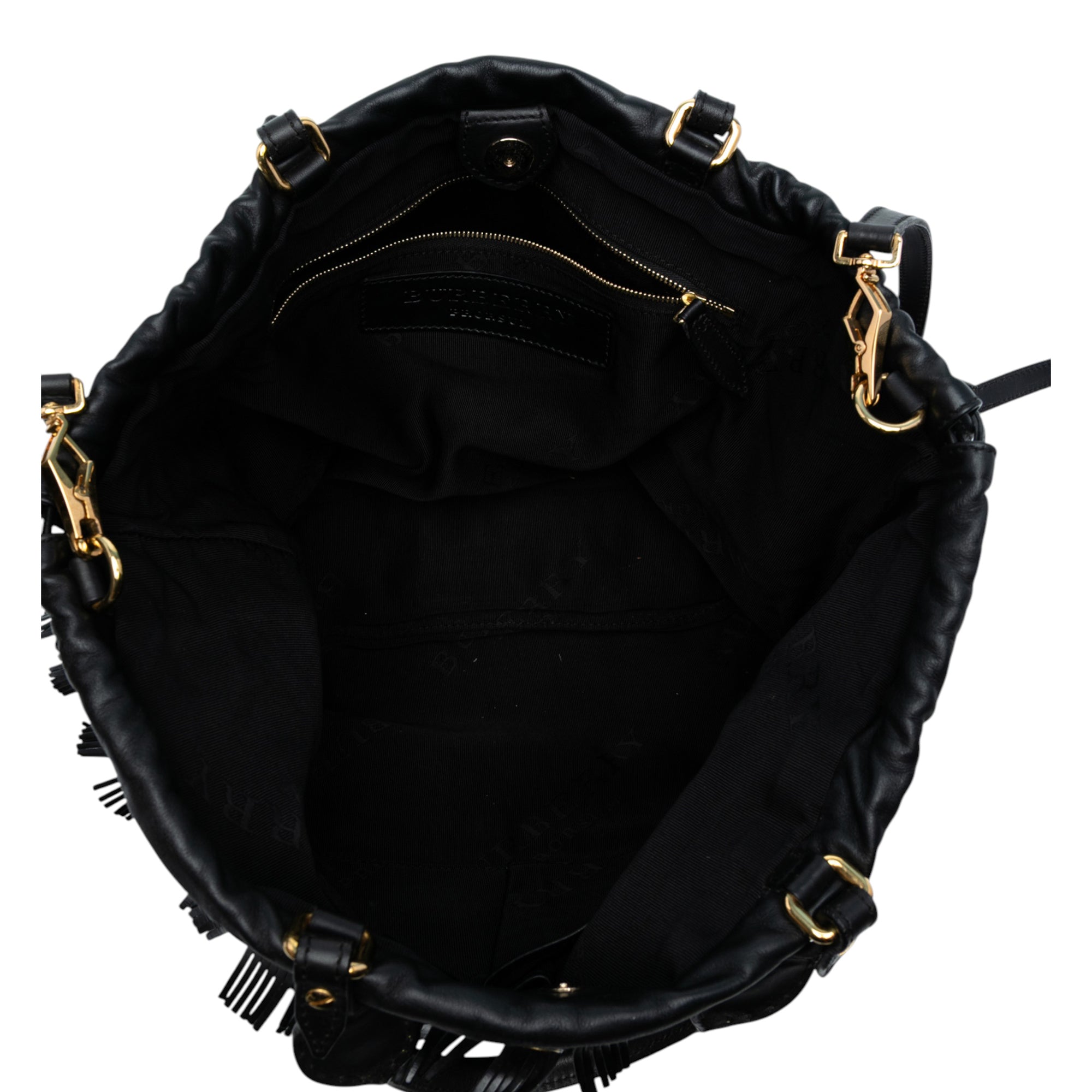 Calf Hair and Leather Grommet Fringe Big Crush Tote