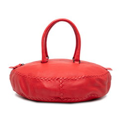 Intrecciato Trimmed Cervo Disk Handbag