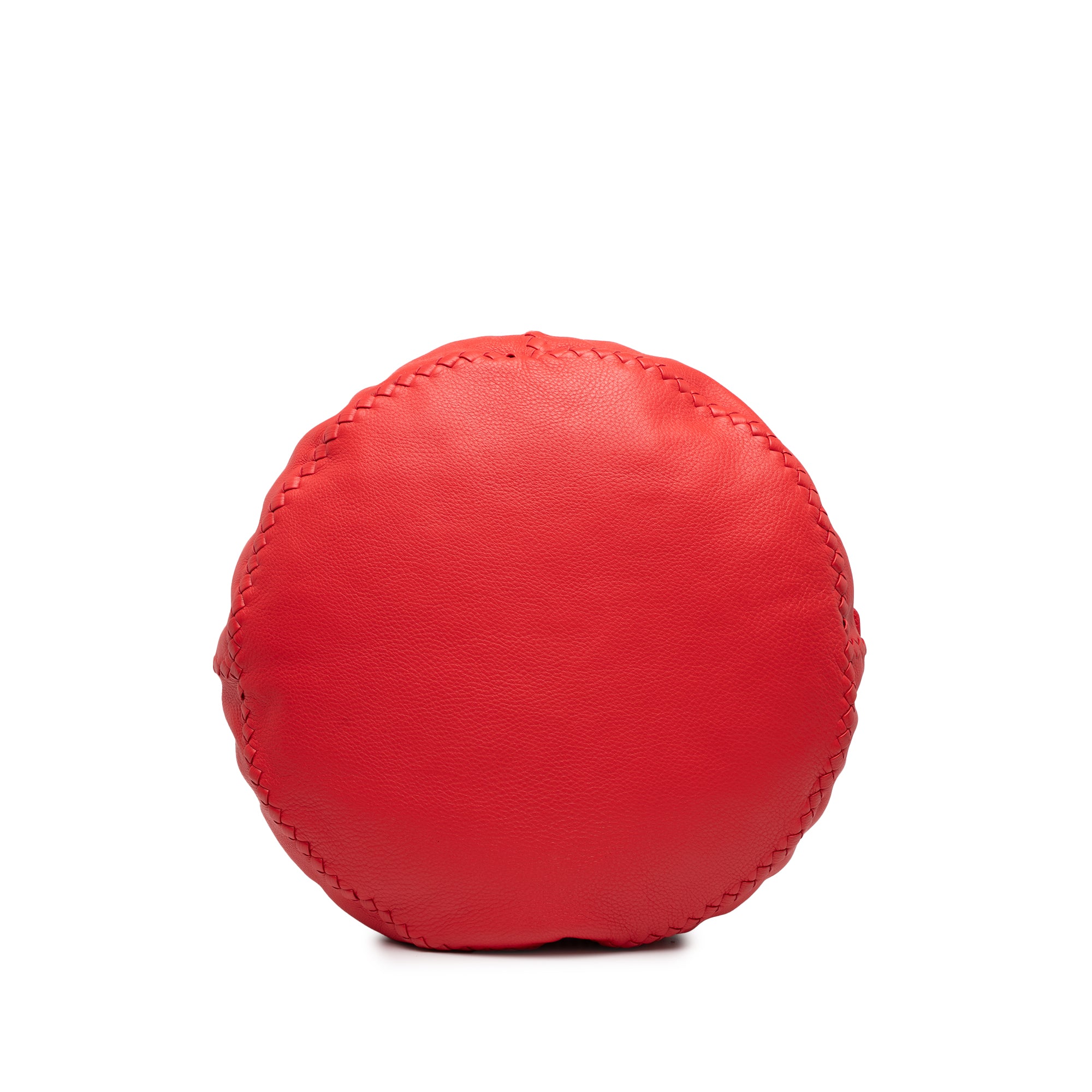 Intrecciato Trimmed Cervo Disk Handbag