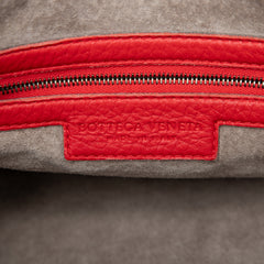 Intrecciato Trimmed Cervo Disk Handbag