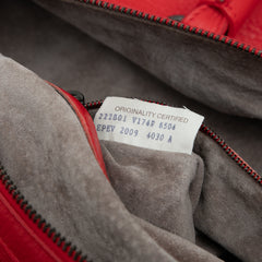 Intrecciato Trimmed Cervo Disk Handbag