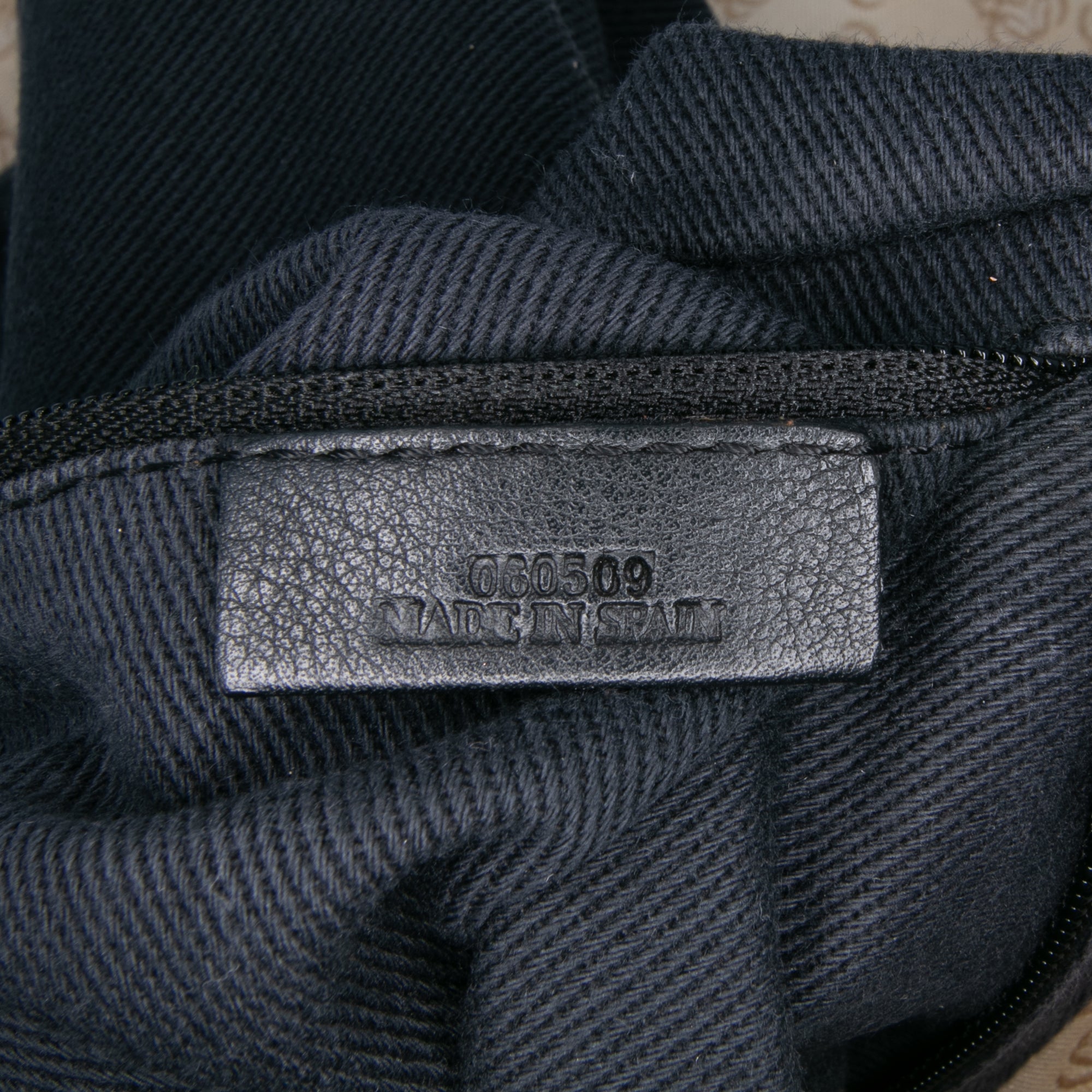 Anagram Canvas Embroidered Tote