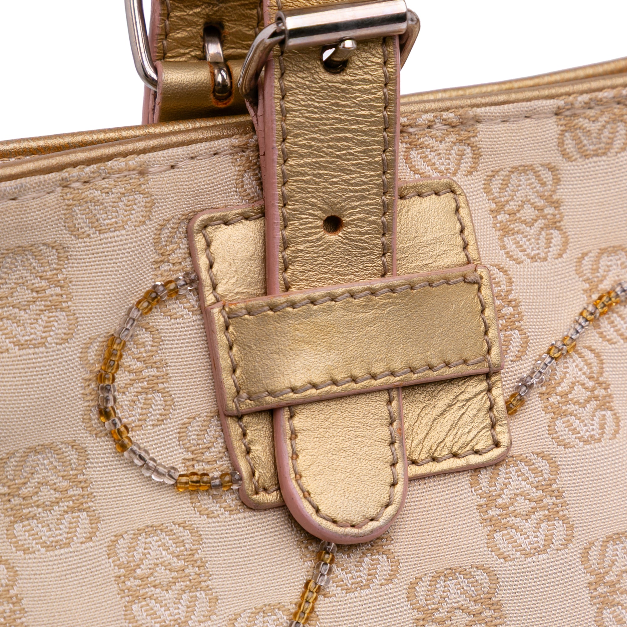 Anagram Canvas Embroidered Tote