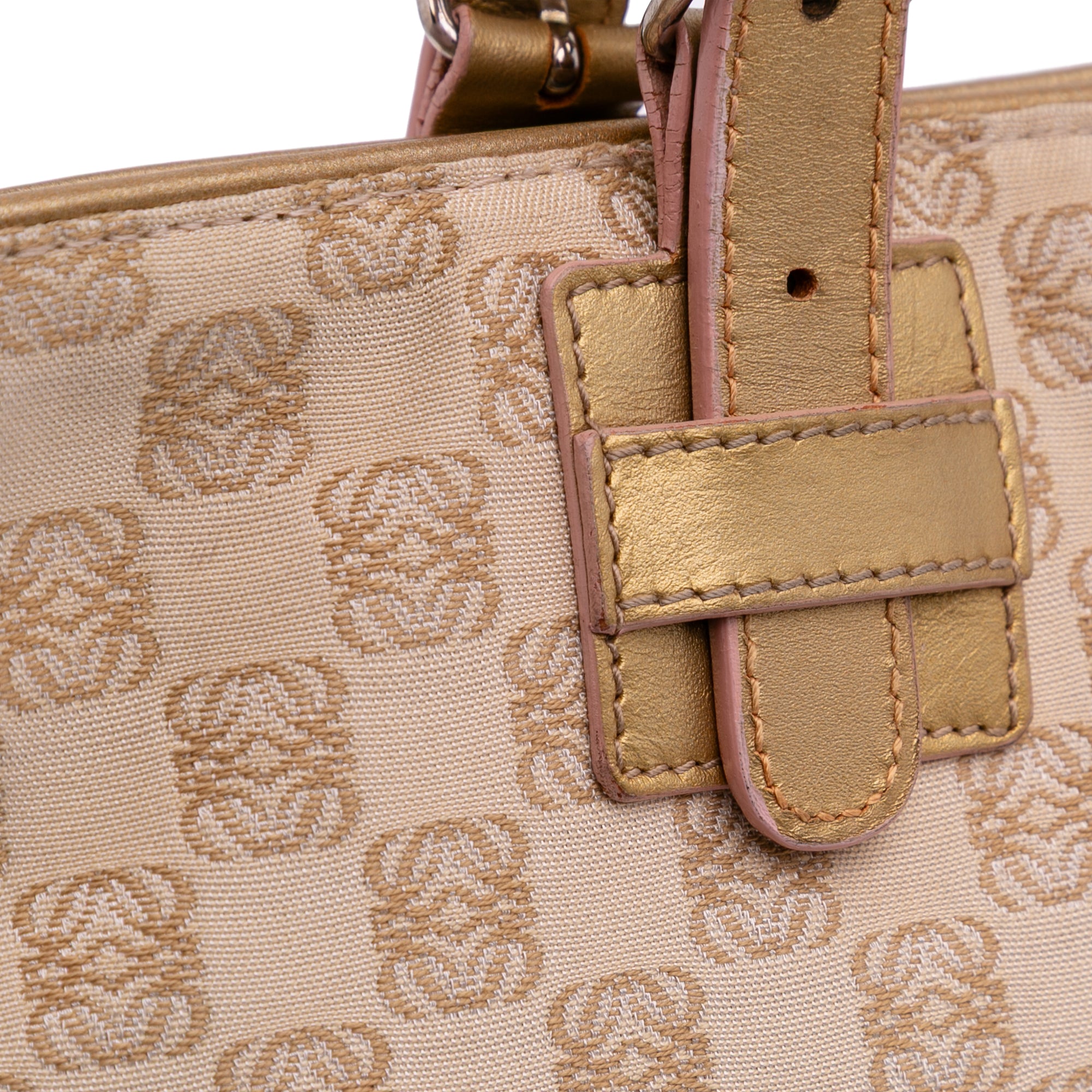 Anagram Canvas Embroidered Tote