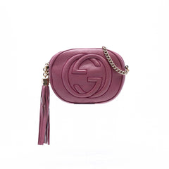 Mini Pebbled Calfskin Soho Chain Crossbody