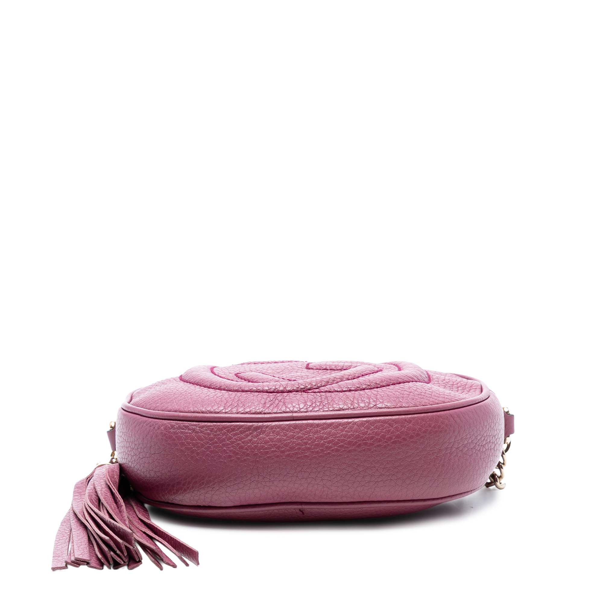 Mini Pebbled Calfskin Soho Chain Crossbody