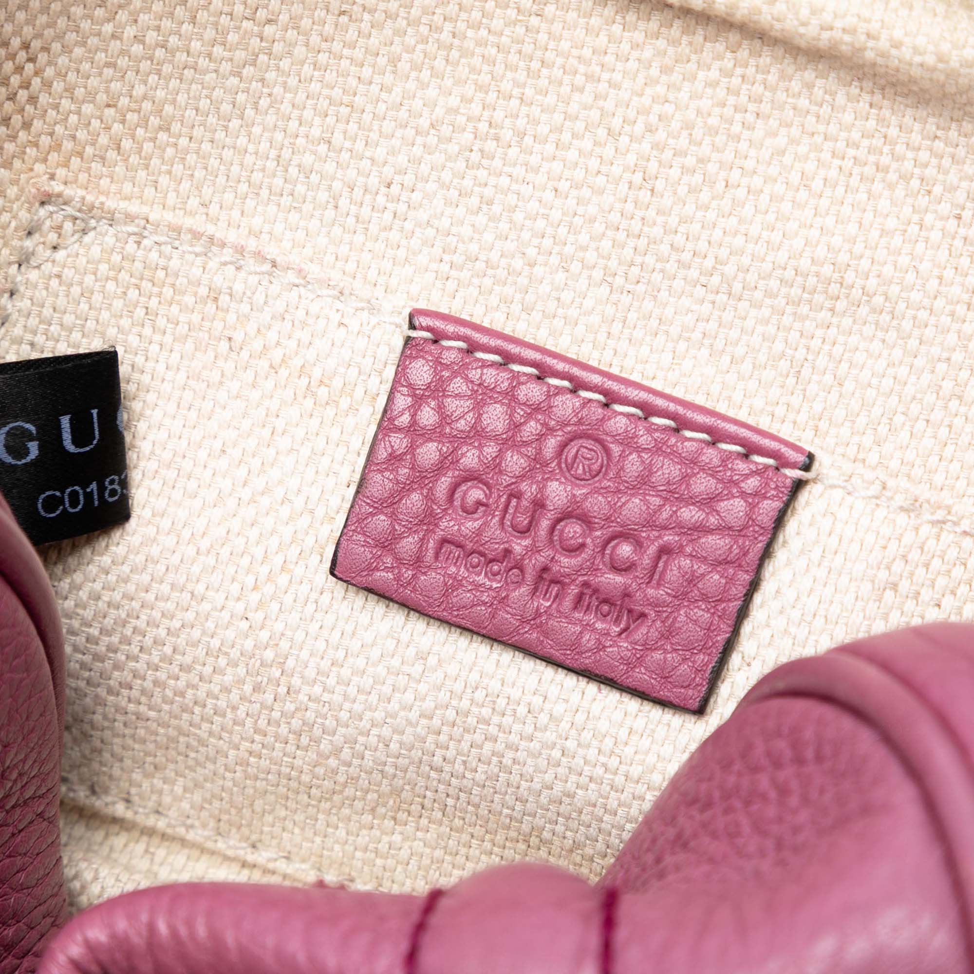 Mini Pebbled Calfskin Soho Chain Crossbody