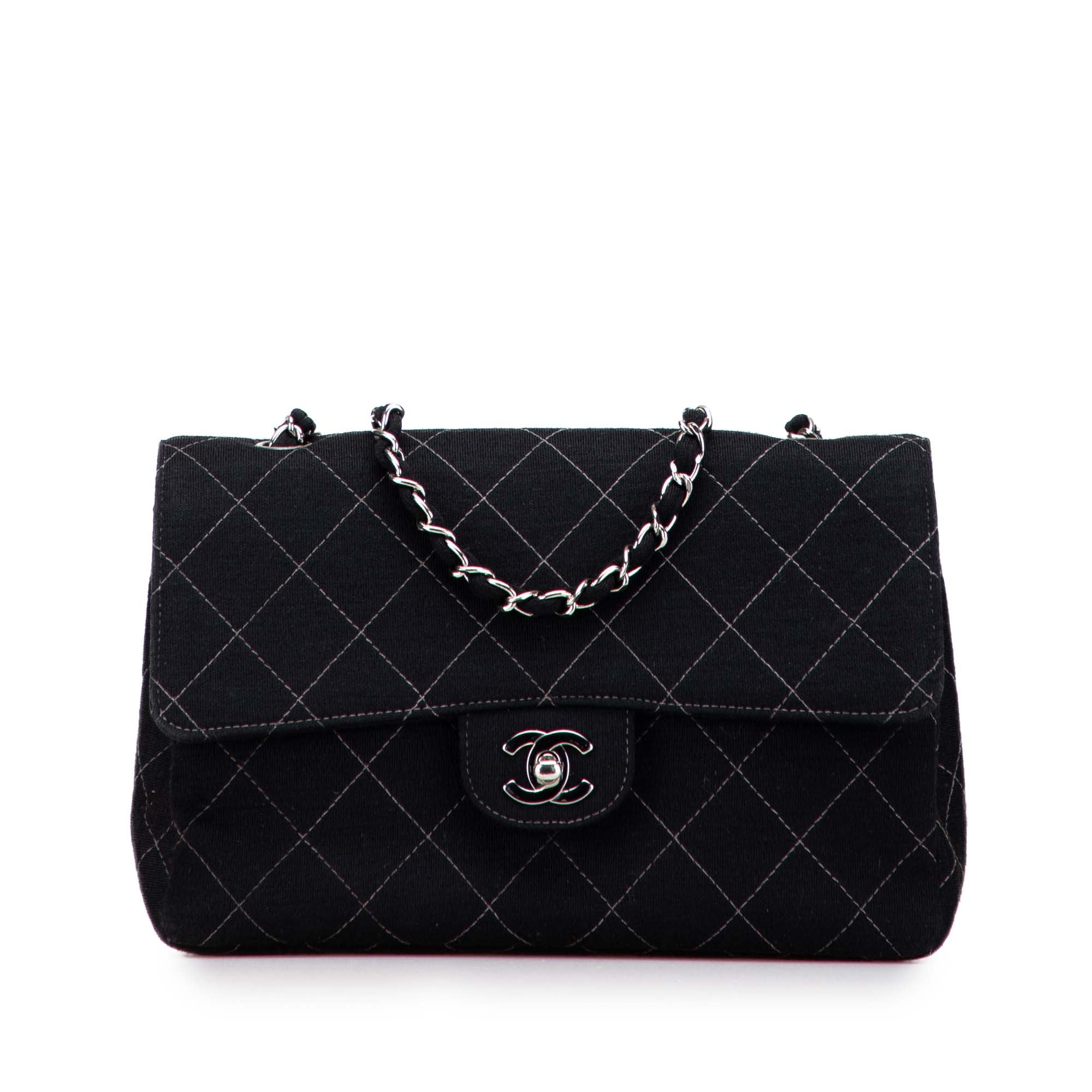 Medium Quilted Jersey Single Flap