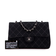 Medium Quilted Jersey Single Flap