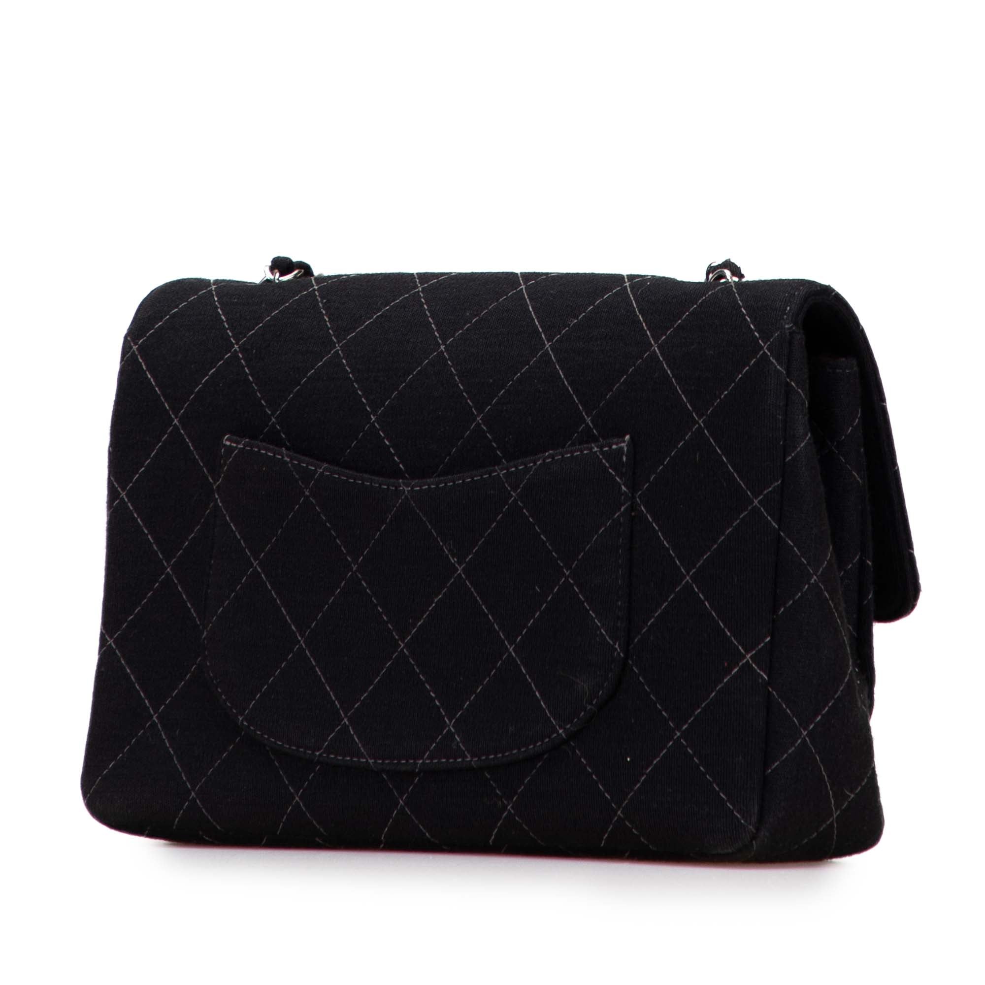 Medium Quilted Jersey Single Flap