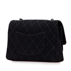 Medium Quilted Jersey Single Flap