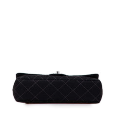 Medium Quilted Jersey Single Flap