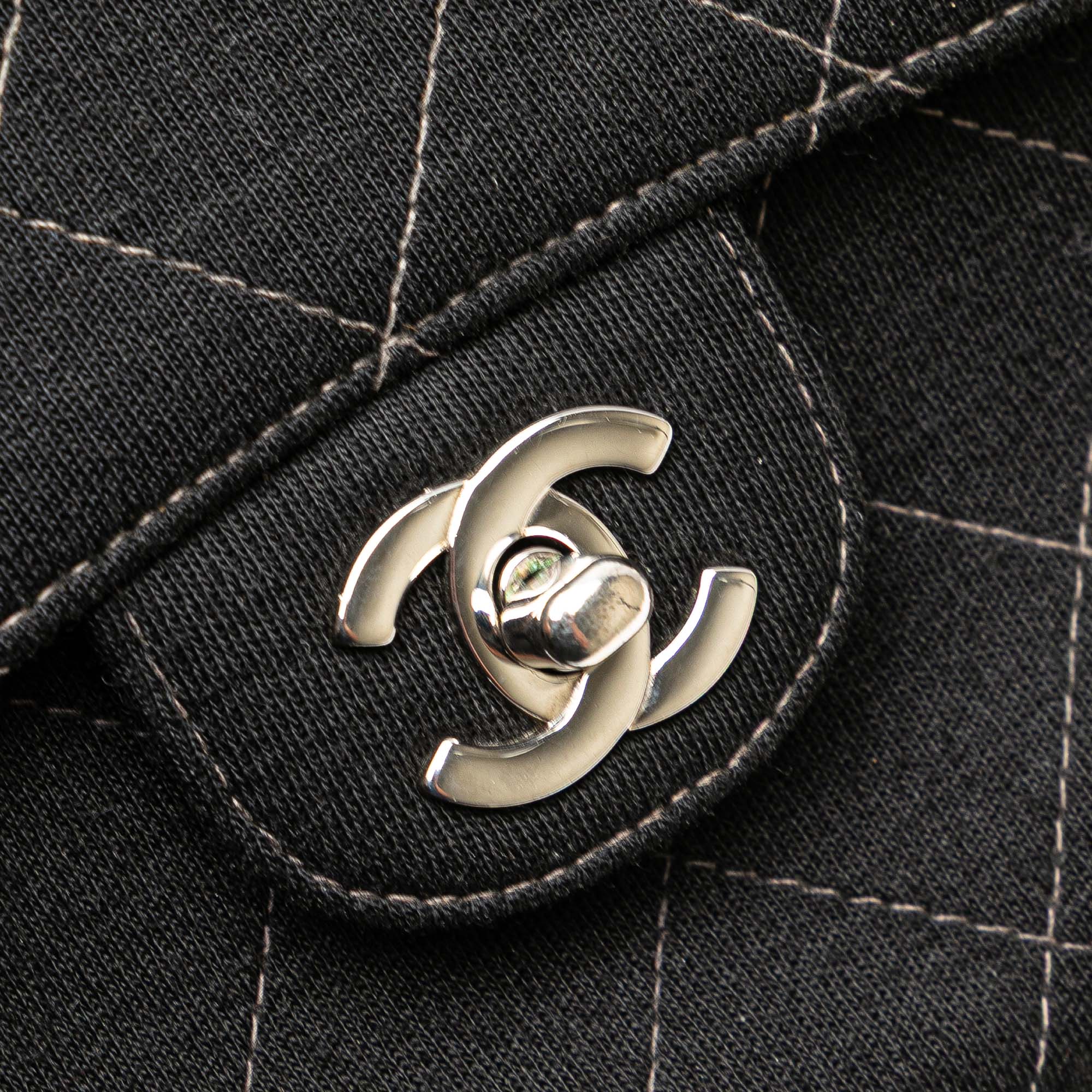 Medium Quilted Jersey Single Flap
