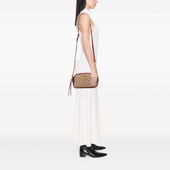 Small GG Marmont Matelasse GG Canvas and Leather Crossbody