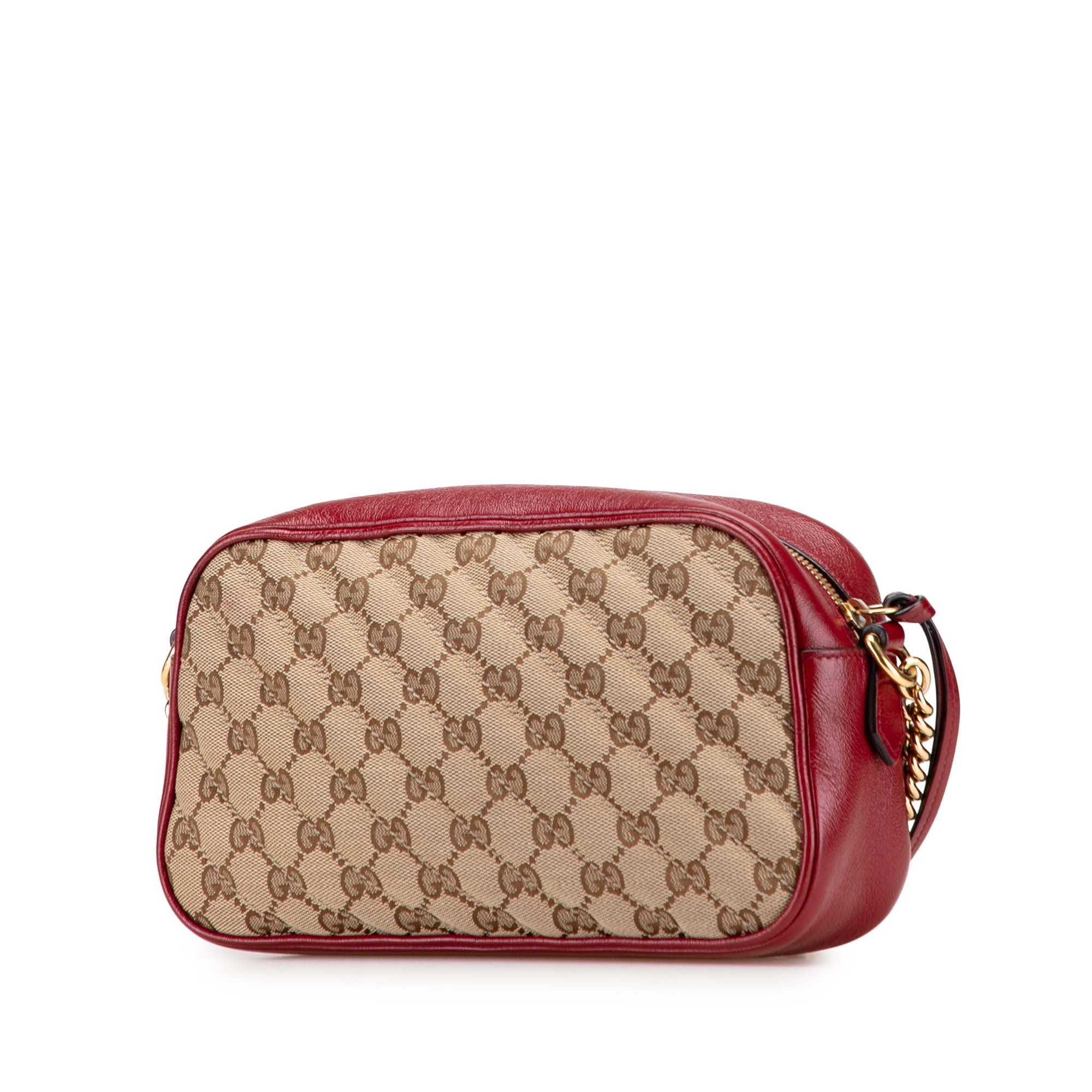 Small GG Marmont Matelasse GG Canvas and Leather Crossbody