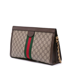 Medium GG Supreme Ophidia Web Chain Shoulder Bag