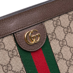 Medium GG Supreme Ophidia Web Chain Shoulder Bag