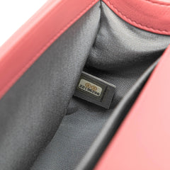 Old Medium Chevron Lambskin Boy Flap