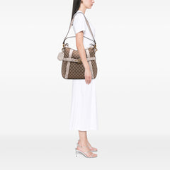 Medium GG Canvas Running Satchel