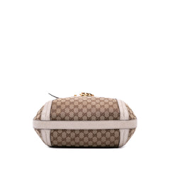 Medium GG Canvas Running Satchel