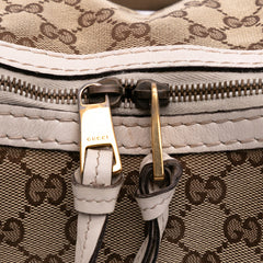 Medium GG Canvas Running Satchel
