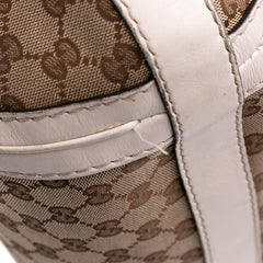 Medium GG Canvas Running Satchel