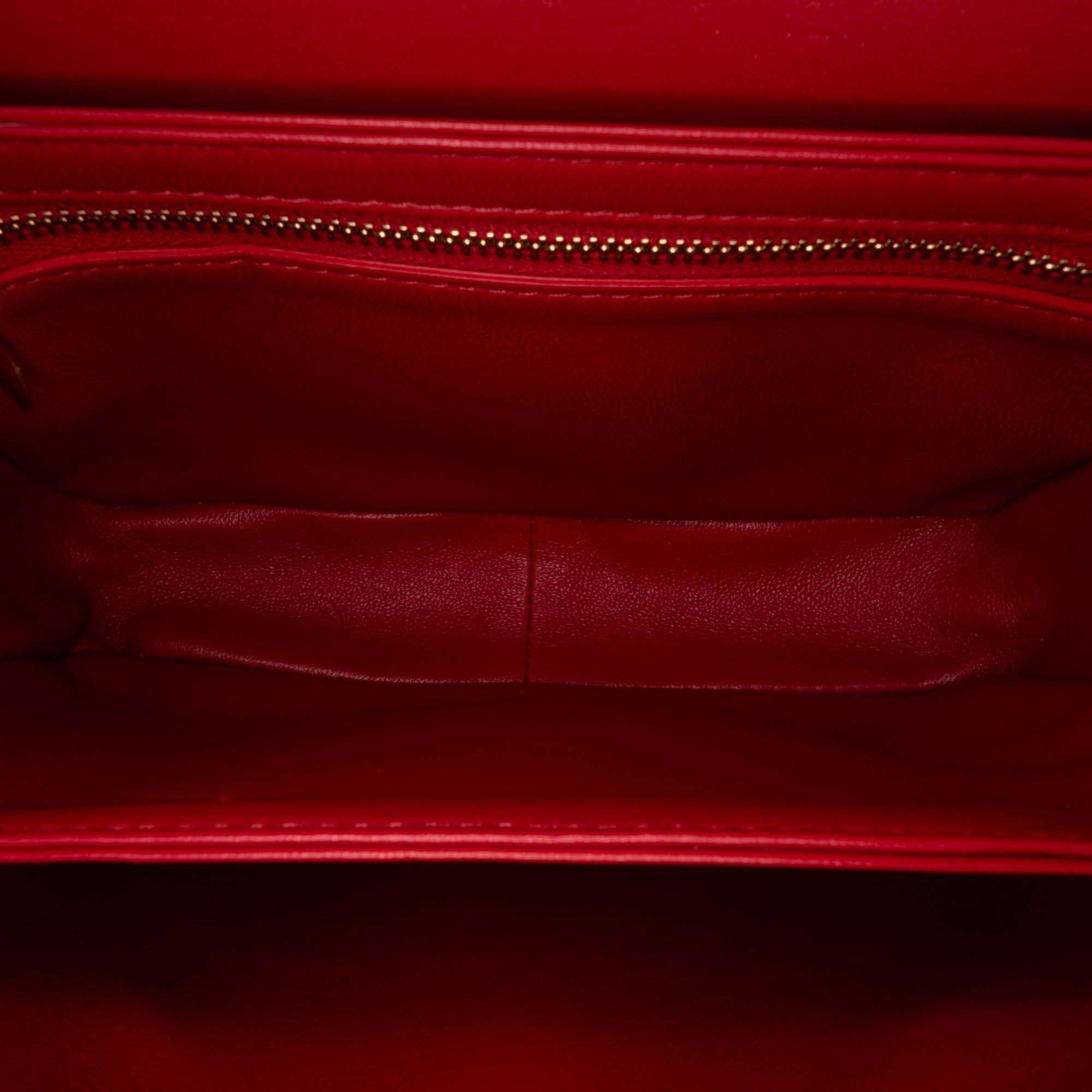 Teen Shiny Calfskin Triomphe Crossbody