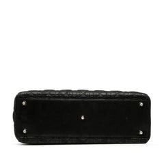 Large Iridescent Fabric Cannage Lady Dior