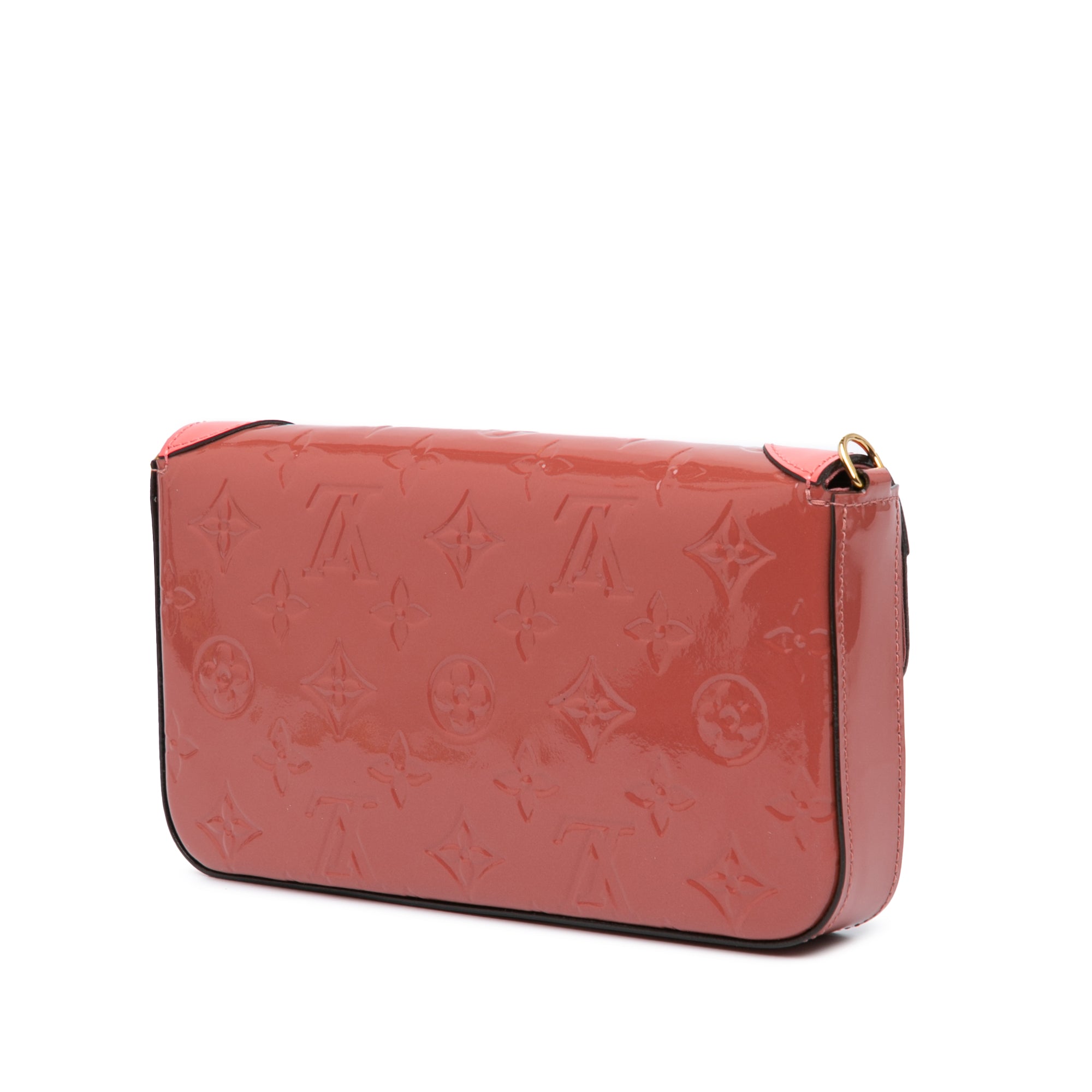 Monogram Vernis Pochette Felicie Valentine Dog