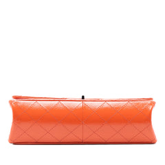 Quilted Patent Caviar Reissue 2.55 Double Flap 227